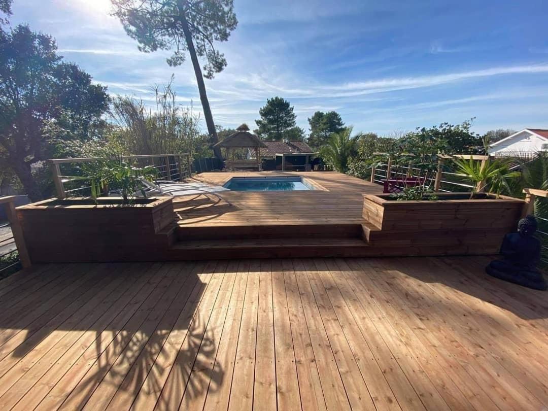 Villa Ohana Pour 8 Personnes Avec Piscine Et Cuisine D'Ete. Wifi Gratuit Capbreton Exteriör bild