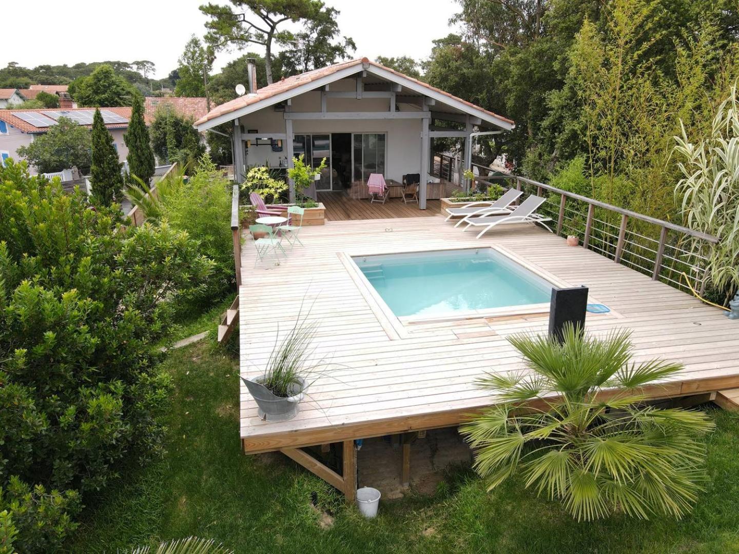 Villa Ohana Pour 8 Personnes Avec Piscine Et Cuisine D'Ete. Wifi Gratuit Capbreton Exteriör bild